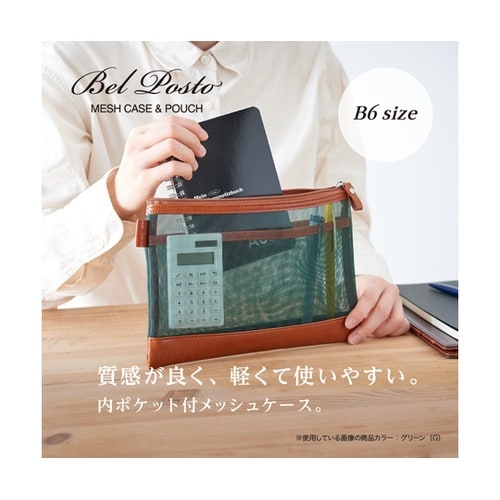 メッシュケースB6 グリーン BP−66