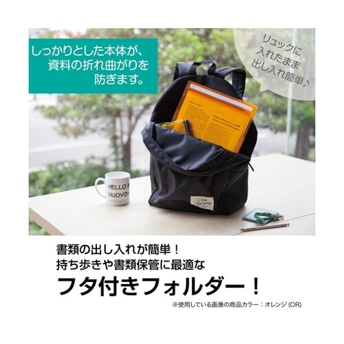 フリップファイル A4 縦型 CB AC