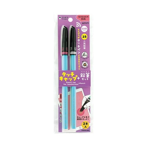 タッチキャップ 鉛筆付 ピンク 1セット