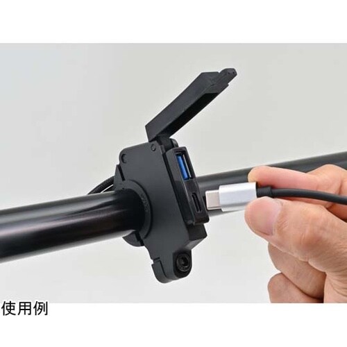 バイク専用電源 スレンダーUSB Typ