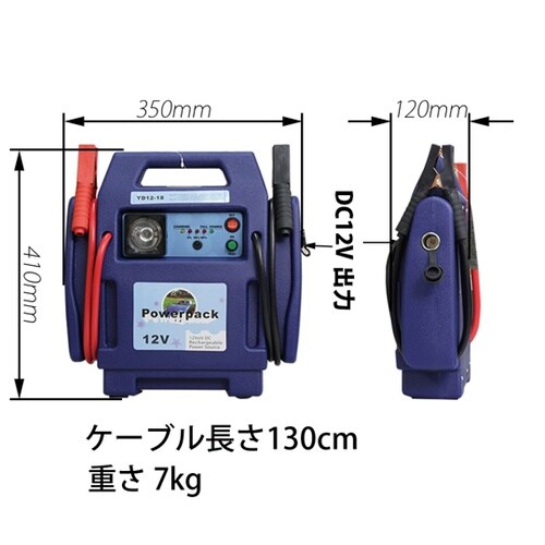 DC12V ブースターパック OBDII