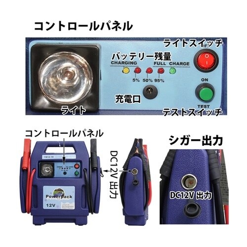 DC12V ブースターパック OBDII