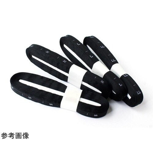 サイズタグ L 9mm巾 黒 徳用100
