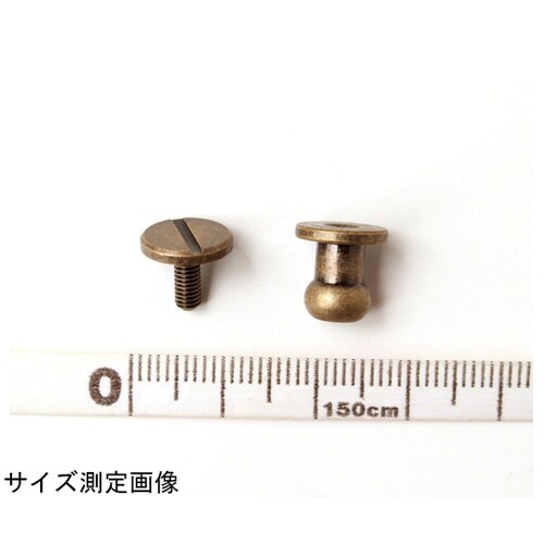 ネジ式ギボシφ7mm アンティークゴール
