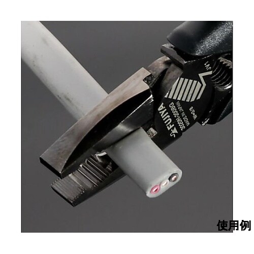 225mm 電工ペンチ(ねじ山修正機能付