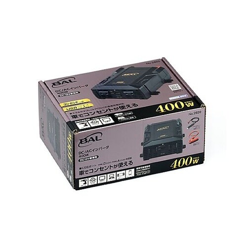 DC12V→AC100V/400W イン