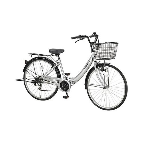 26型 折りたたみ式自転車(シルバー)