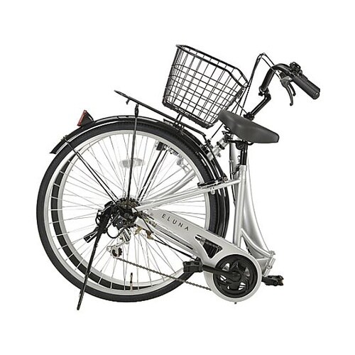 26型 折りたたみ式自転車(シルバー)
