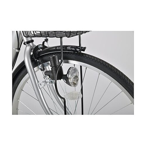 26型 折りたたみ式自転車(シルバー)