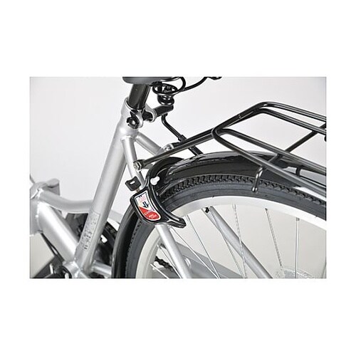 26型 折りたたみ式自転車(シルバー)
