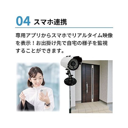 屋外型簡易監視カメラセット(VGA) S