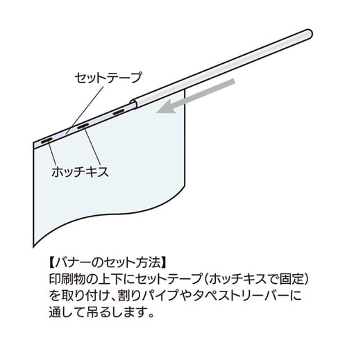 タペストリー用セットテープ(25本セット