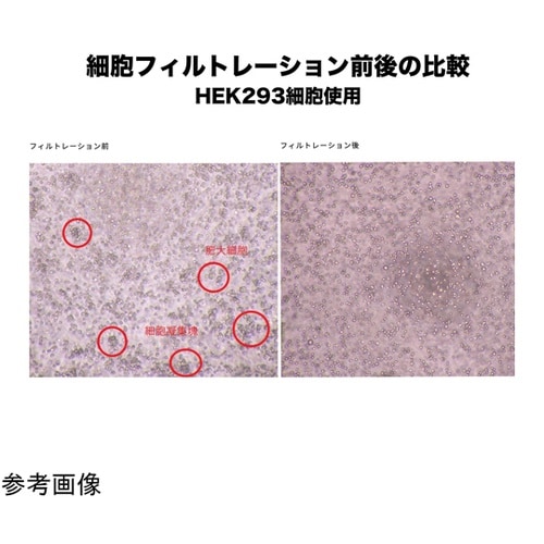 チューブに貼って使うセルストレーナー 1