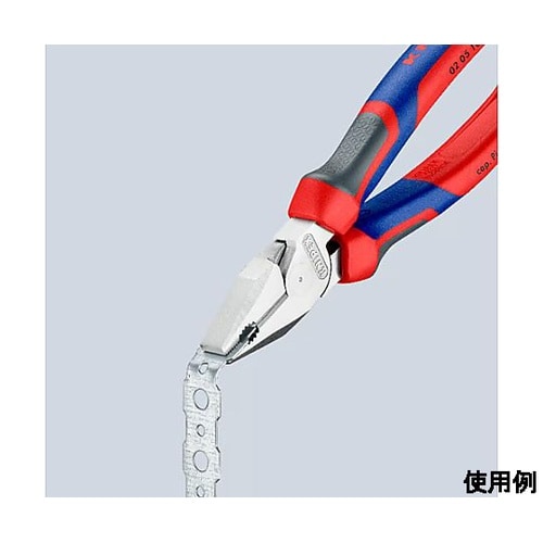 180mm 電工ペンチ(グリップ付・偏芯