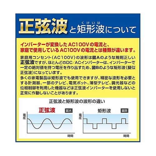 DC12V→AC100V/3000W 正