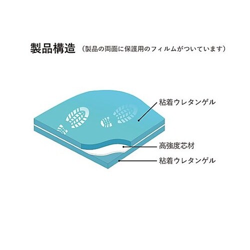 900×600×3mm 靴底・台車用粘着