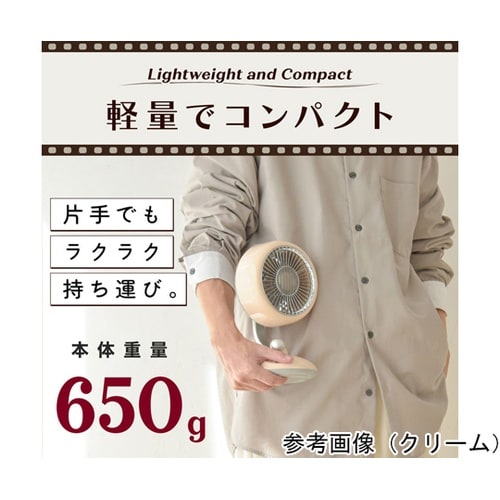 卓上レトロファン クリーム wasser