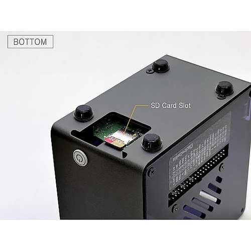 ラズパイ5用 ミニタワーケース 黒 EC