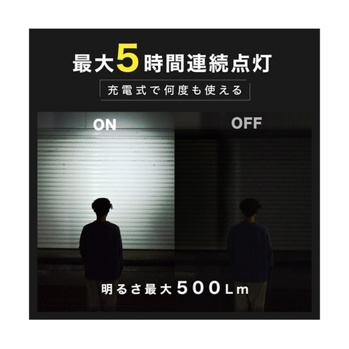 軽量充電式マルチヘッドライト mono0