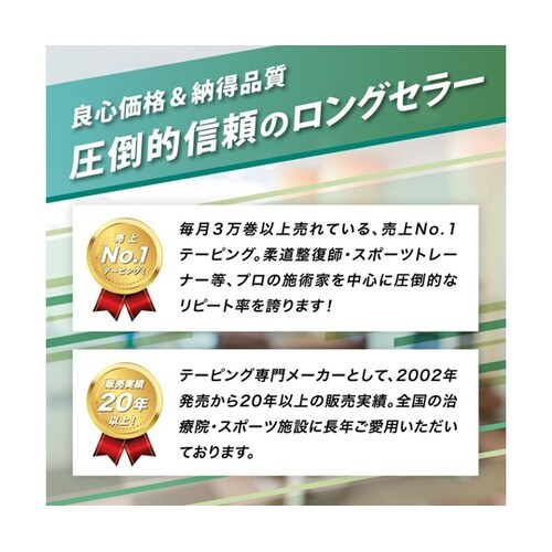 キネシオロジーテープ スポーツタイプ 3