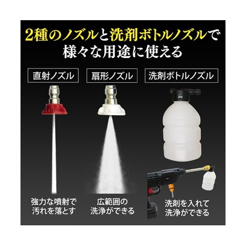 コードレス高圧洗浄機(充電器付属) CW
