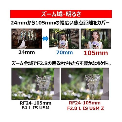 交換レンズ RF24−105mm F2.