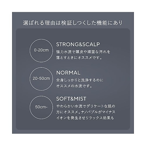 espiral シャワーヘッド本体(カー