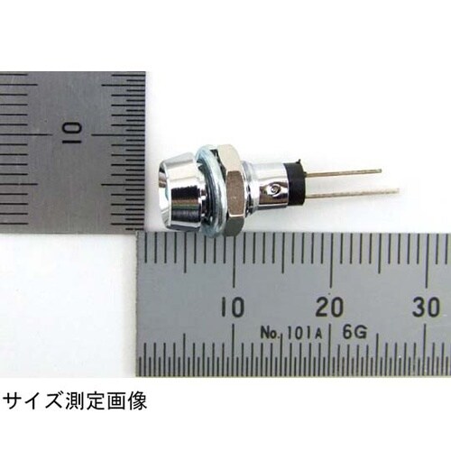 凹型ブラケット LEDφ3mm緑 5個入
