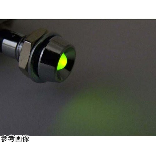 凹型ブラケット LEDφ3mm緑 5個入
