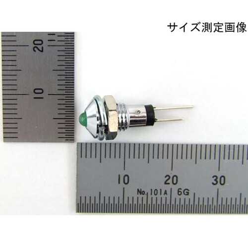 凸型ブラケット LEDφ3mm緑 5個入