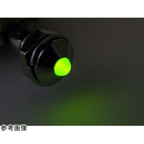 凸型ブラケット LEDφ3mm緑 5個入