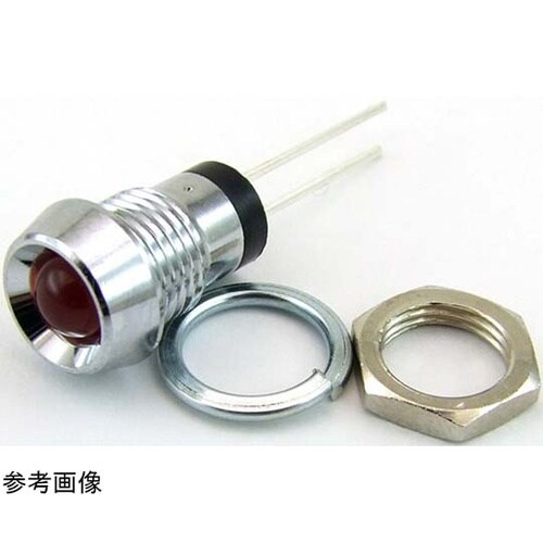 凹型ブラケット LEDφ5mm赤 5個入