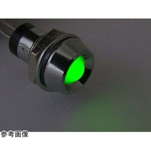 凹型ブラケット LEDφ5mm緑 5個入