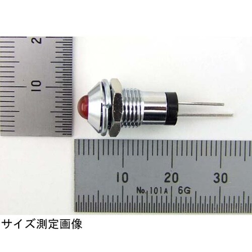 凸型ブラケット LEDφ5mm赤 5個入