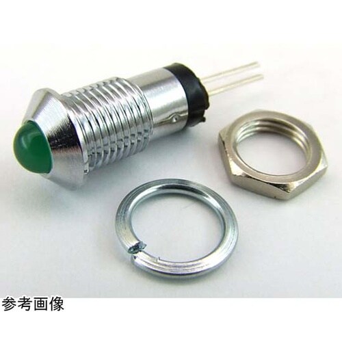 凸型ブラケット LEDφ5mm緑 5個入