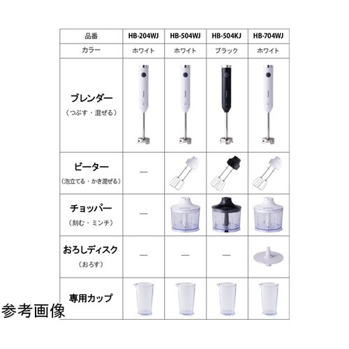 スリム&ライトマルチハンドブレンダー H