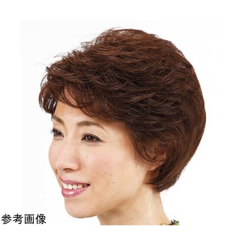 人毛100%大きめヘアピース 栗色 a3