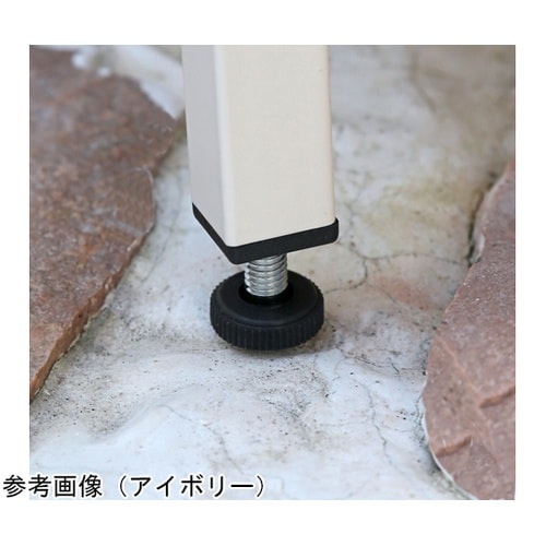 スチール製脚付き宅配ボックス グレー a