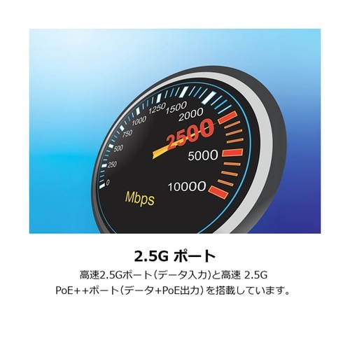 産業用2.5G PoE++インジェクター