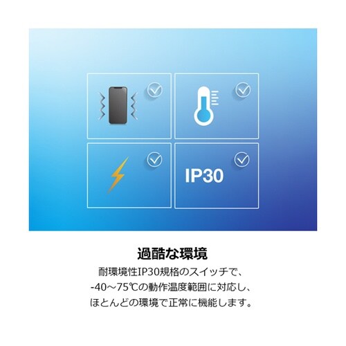26ポート強化型産業用ギガビットPoE+