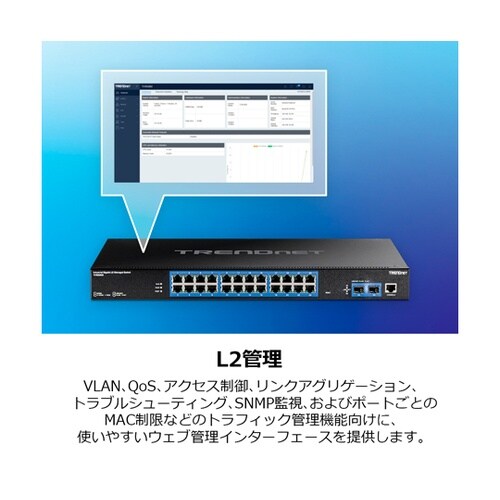 26ポート産業用ギガビットL2マネージド