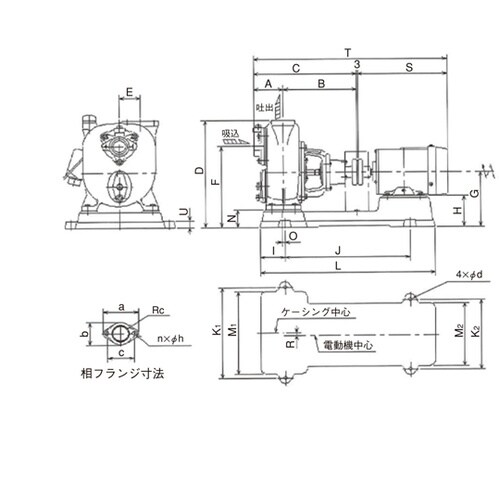 陸上ポンプ(鋳鉄製) O−1M オクガイ