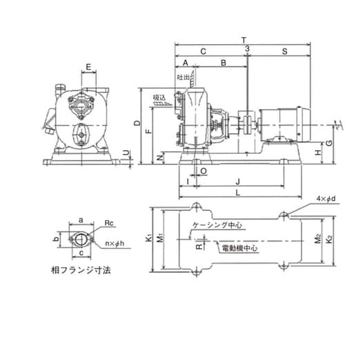 陸上ポンプ(鋳鉄製) O−2G オクガイ