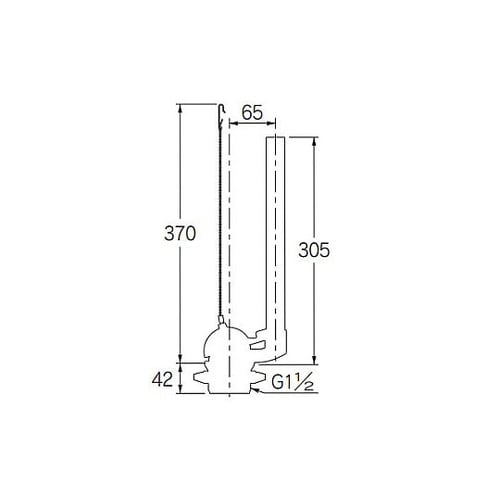 G1・1/2” ロータンク排水弁セット(