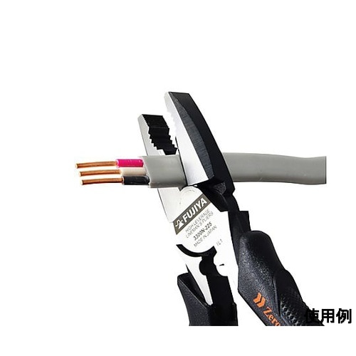 225mm 電工ペンチ(圧着付・鏡面仕上