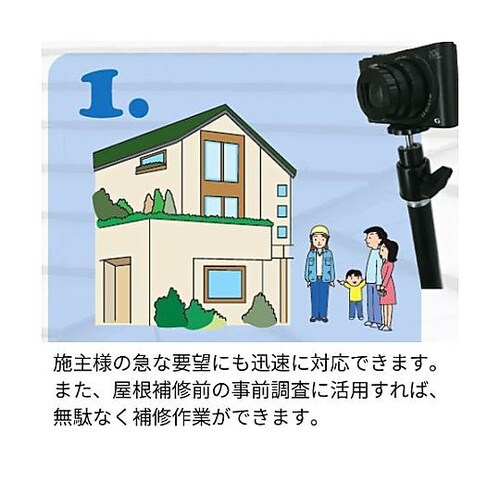 1.85−10.0m 高所点検カメラ用ロ