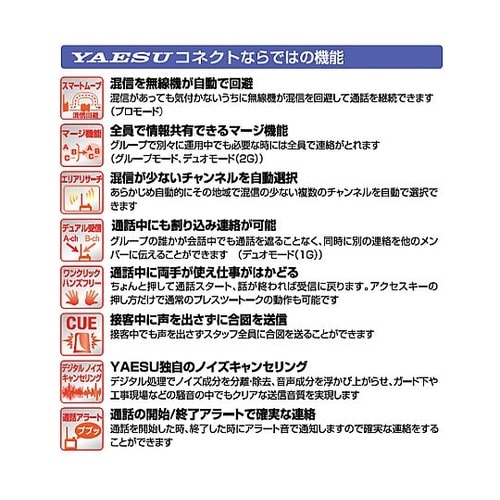 防水型トランシーバー[フロントキー付モデ