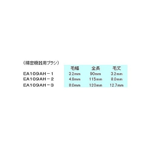 3本組 導電ブラシセット(真鍮製) EA