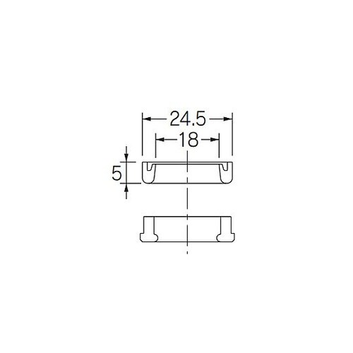 19mm用 自在パイプ取付パッキンセット