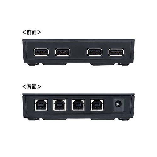 USB2.0 USB切替器(4回路/ハブ